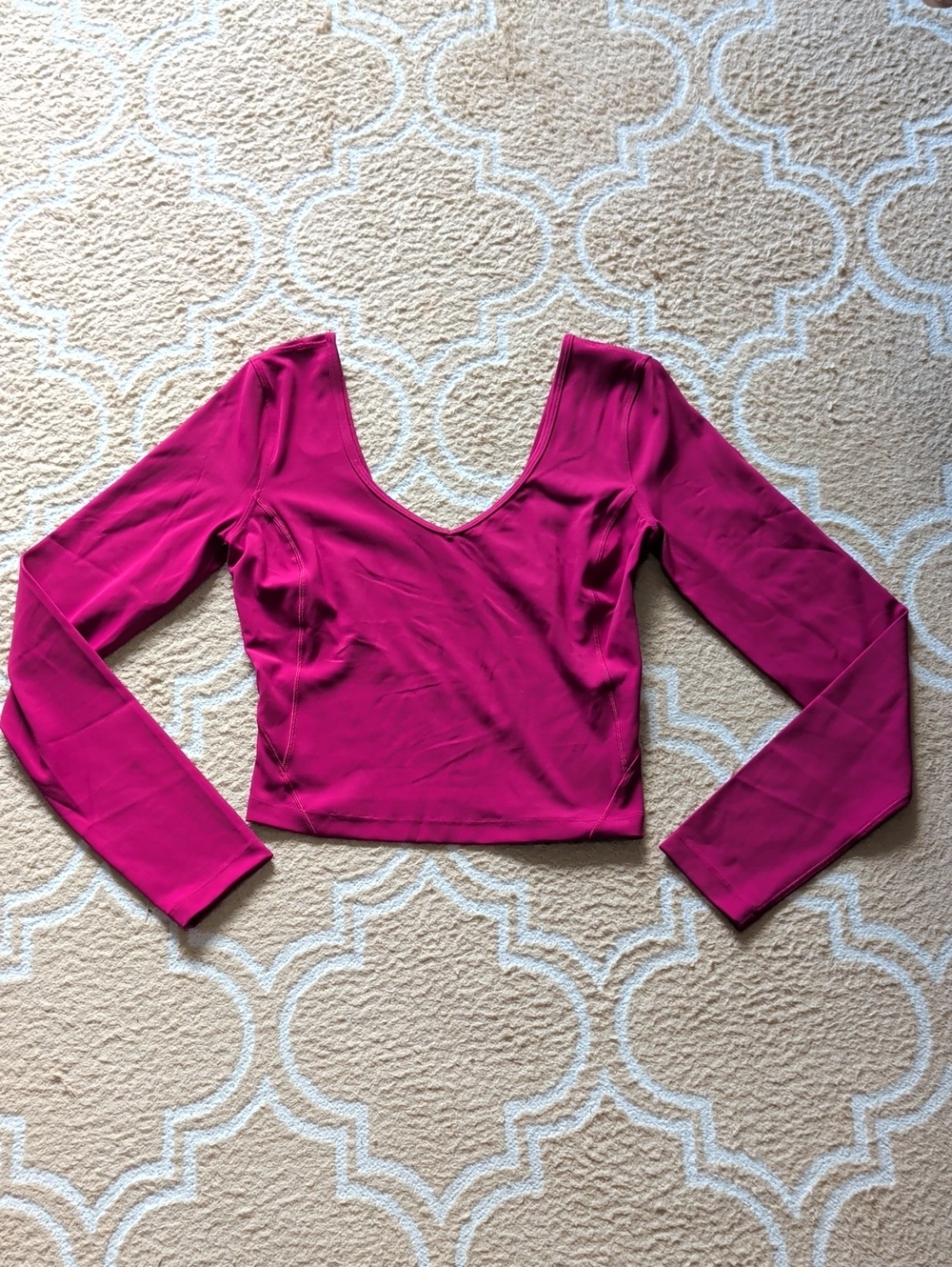 Lululemon Align Long Sleeve Wild Berry NWT
